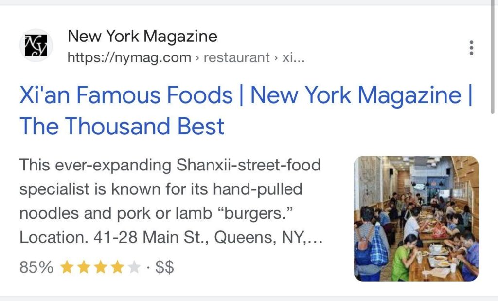 NYC’s Xi’an