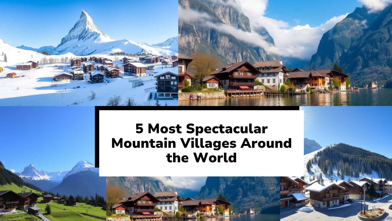 5 Most Spectacular Mountain Villages Around the World