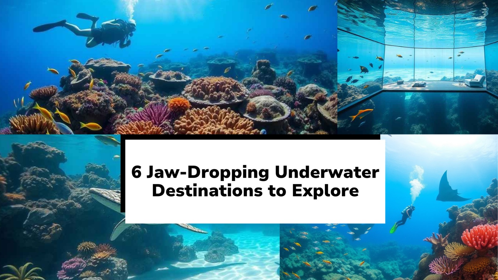 6 Jaw-Dropping Underwater Destinations to Explore