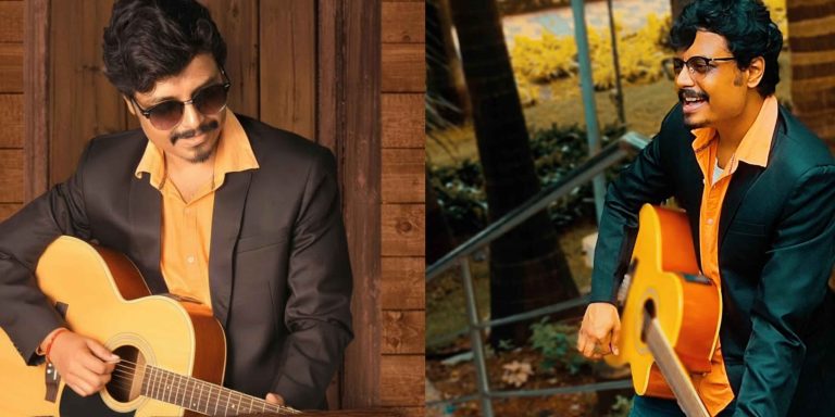 Cinematic portrait of singer-songwriter Susmit Sarkar representing the beginning of his musical journey.