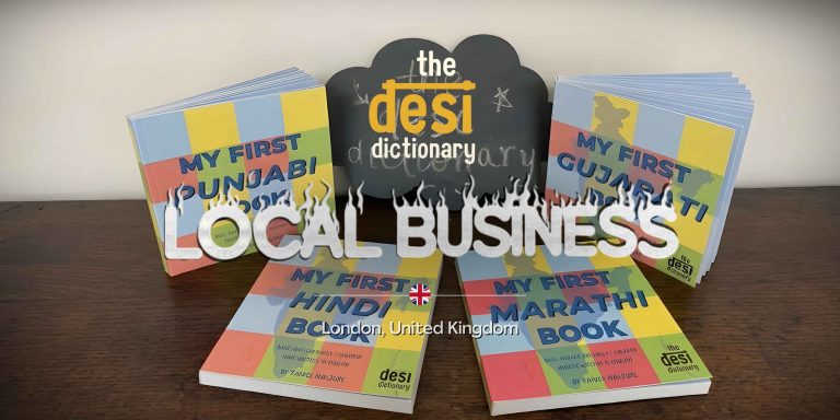 The Desi Dictionary first-words books for learning South Asian languages