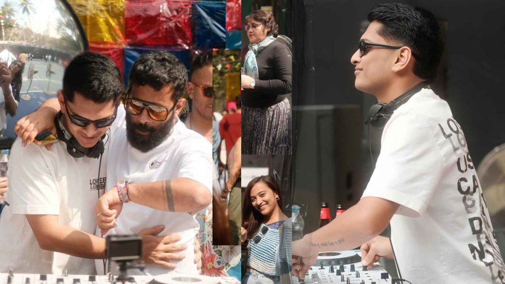 Crowd dancing at sunrise as Breakfast Club transforms Colombo with Dhaka’s iconic morning rave experience in MACHAN S03E02.