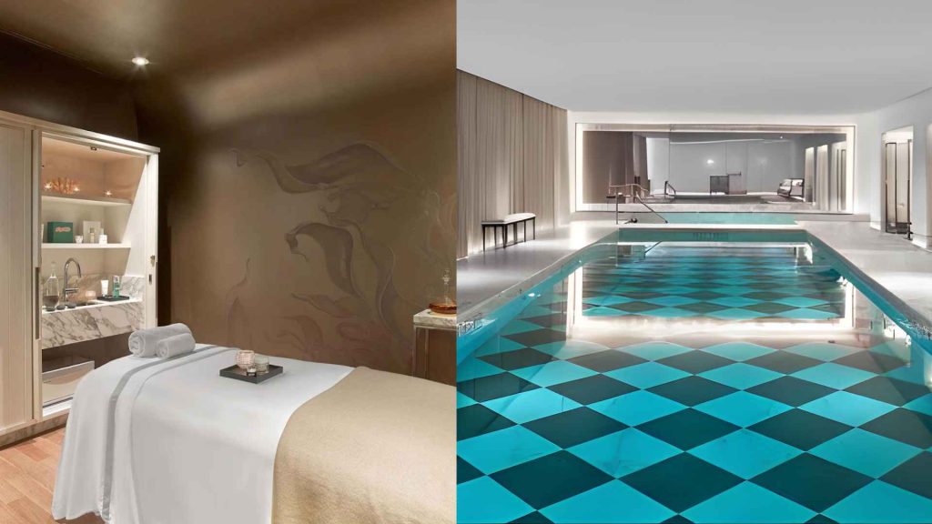 Top 5 Spa Retreats in NYC featuring rustic candlelit soaking pools and wine bath spa experiences