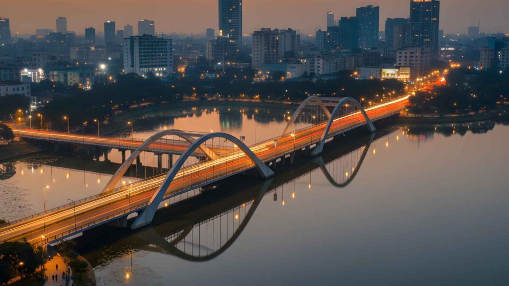 Valentine’s Day walk at Hatirjheel, Dhaka