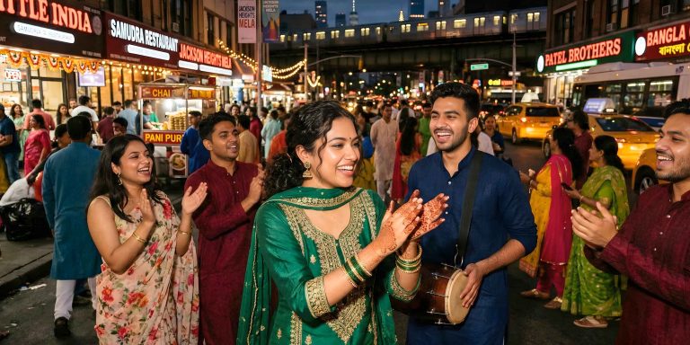 south asian celebration jackson heights queens street festival
