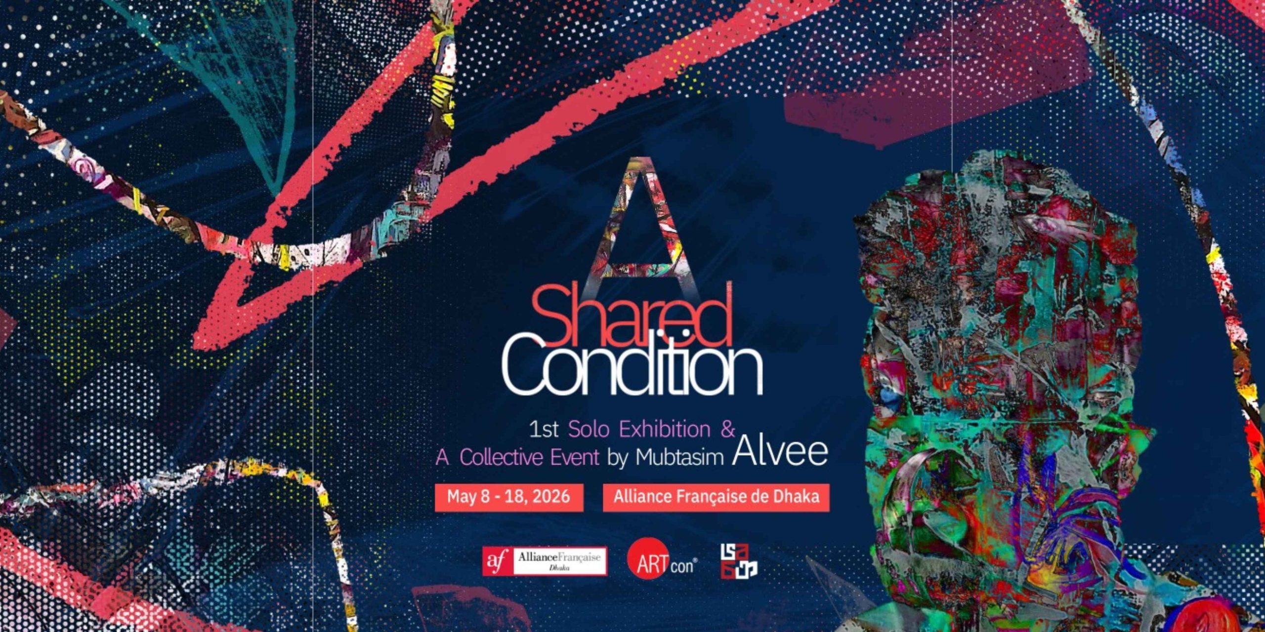 Mubtasim Alvee A Shared Condition — Official event banner for the Glamshow Qurbani Eid Exhibition 2026 at Six Seasons Hotel Gulshan, powered by Network Bangladesh.