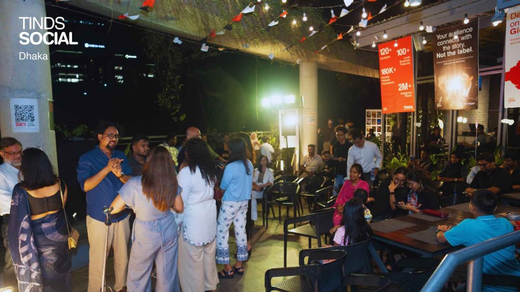 TINDS Social Dhaka rooftop networking event