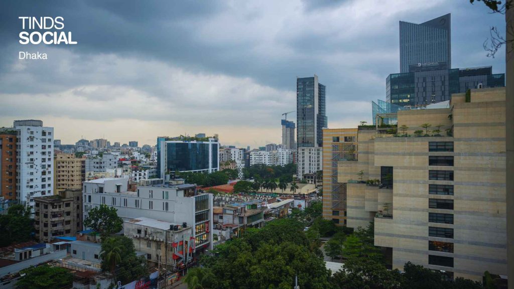 Dhaka city view from TINDS Social